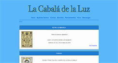 Desktop Screenshot of lacabaladelaluz.com